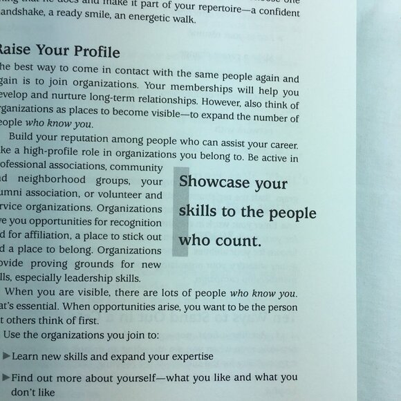 Business Networking Book 2002 Learn How to Make Connections Anne Baber u - Picture 7 of 10